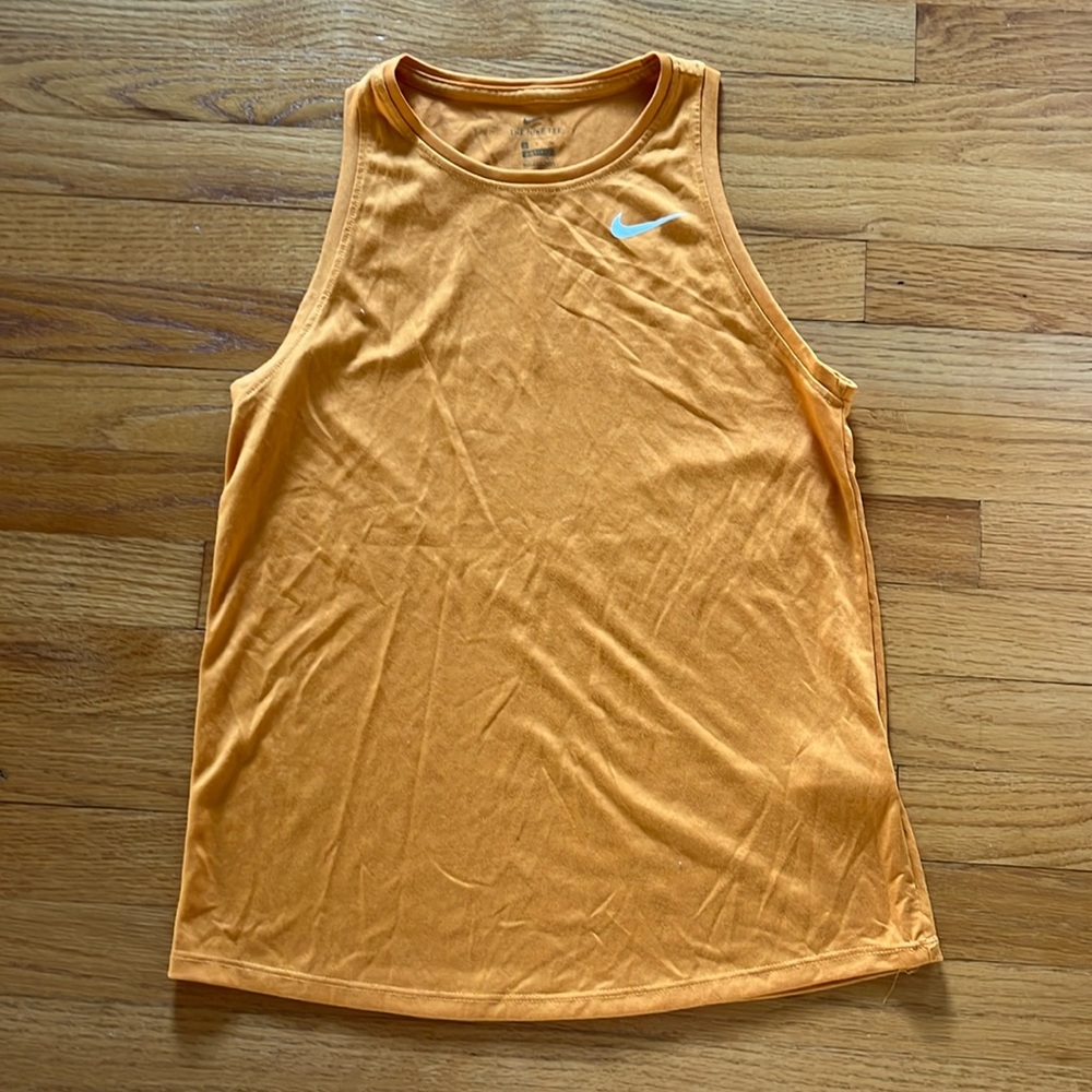 Nike orange running tank